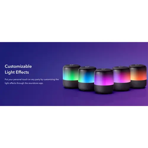 اسپیکر بلوتوثی قابل حمل انکر مدل Glow Mini A3136011 (9)